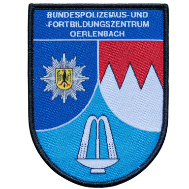 Wappen des Bundespolizeiaus- und Fortbildungszentrums in Oerlenbach.